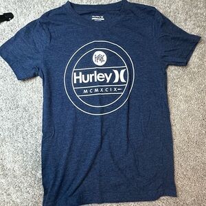 Like NEW Kids Hurley Navy Blue Circle Logo T-Shirt